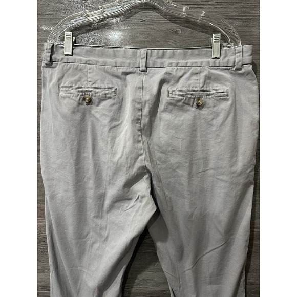 Vineyard Vines Breaker Pants Stretch Men's Sz 36x32 Gray Slim Fit Chino - Picture 7 of 11